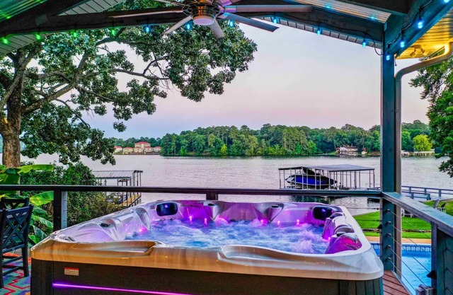 Lakeside Retreat w/Pool, Hot Tub, Games & Dock