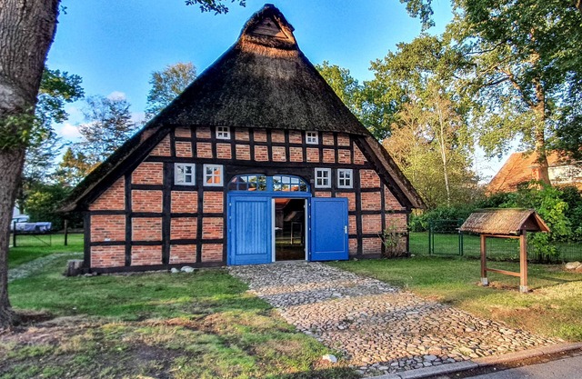 Landromantik Unter Reet - Ferienhaus mit Sauna und Kamin