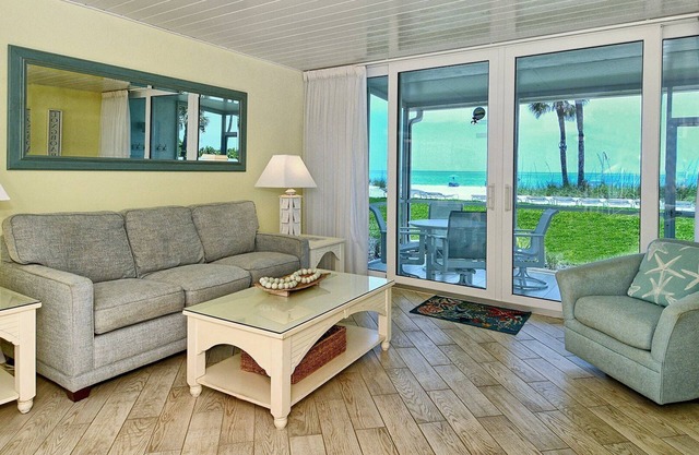 LaPlaya 105B-Relax on the balcony and watch the dolphins swim by and the pelicans dive!