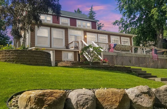 Beautiful Lake Home avec un luxe, une sensation de cabine