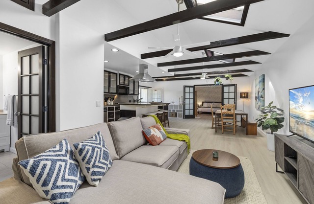 Large Hidden Private Backhouse LAX Vaulted Ceiling
