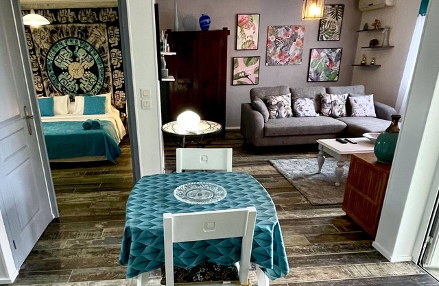 Grand appartement Haut de gamme pour 2 pers. à 2 mn du centre ville de St-Pierre