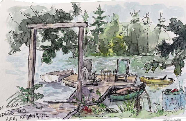Expérience de Lazy Lake avec Sunny Dock & Great Swimming - près de Camden / Rockport