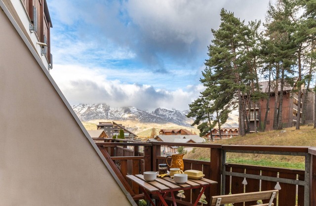 Le Dévoluy, appartement pour 6 avec balcon