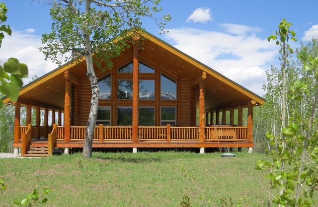 Maison en bois rond Leigh Creek avec bain à remous, grande terrasse, accès à Yellowstone et Teton
