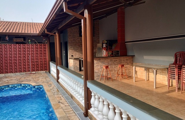 Leisure area with swimming pool and gourmet area, close to the Mág Garden club,