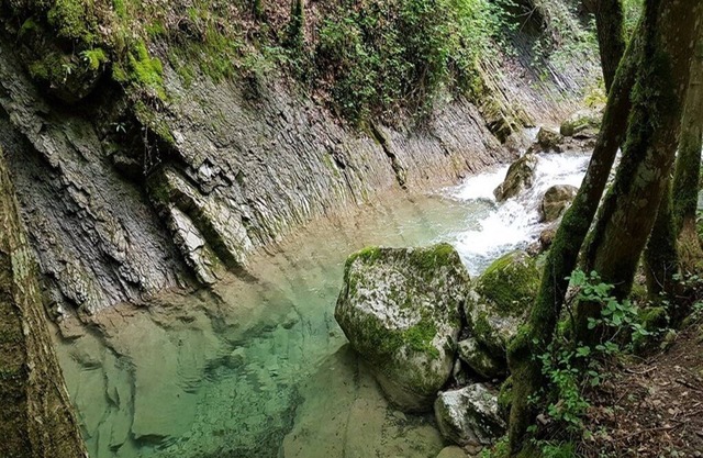 Les cascades, gîte de Calistane