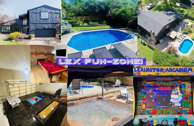 Lexington Fun Zone! Pool! HotTub! Arcade! Games!