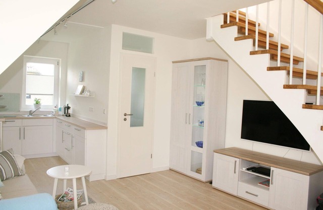 Appartement inondé de lumière à Norddorf sur l'île Amrum - WLAN; télévision intelligente, yoga p