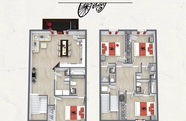 Little 500 Quarters - 4 Bd Townhome by IU Sports