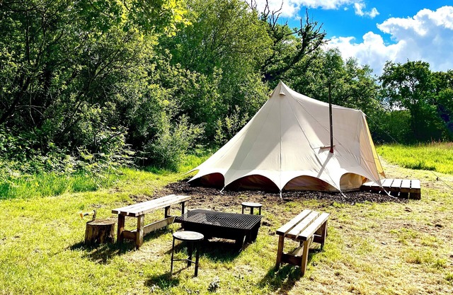 Little bridge Camp. Secluded camping in 13 acres of magical meadow and woodland.