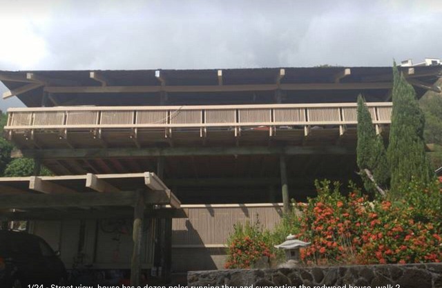 Live local Redwood Pole house panaramic vue sur la mer calme convienent nbrhood