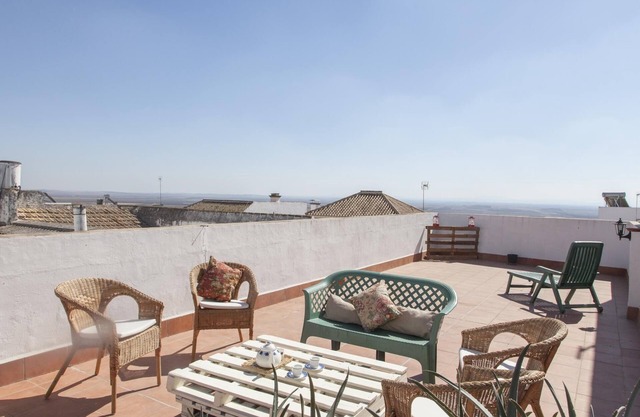 Vivez la campagne de Séville - Terrasse et 3 chambres