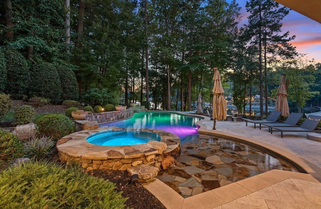 Livin' Large by SoCharm | Luxury Lakefront Home w/Pool/Hot Tub