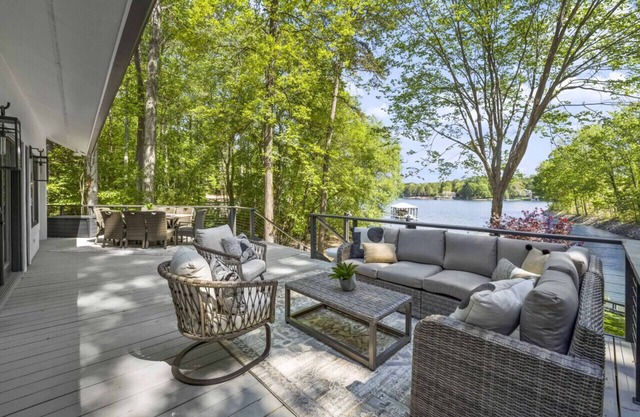 Living the Dream: Luxurious Lakeside Home with New Private Pool and Poolhouse