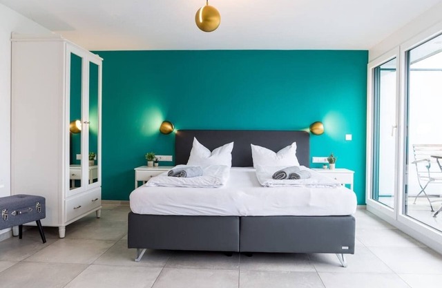 Appartement moderne avec balcon, wifi & cuisine