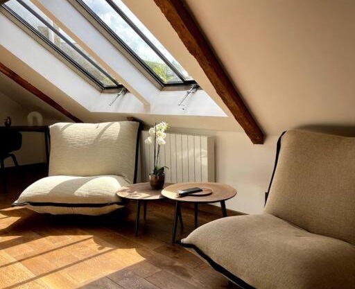Loft à Pont-Aven, Vue panoramique sur l'Aven