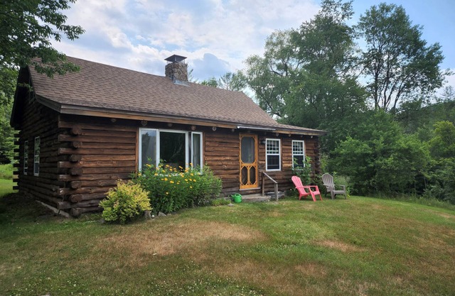 Log Cabin dans les montagnes blanches du New Hampshire