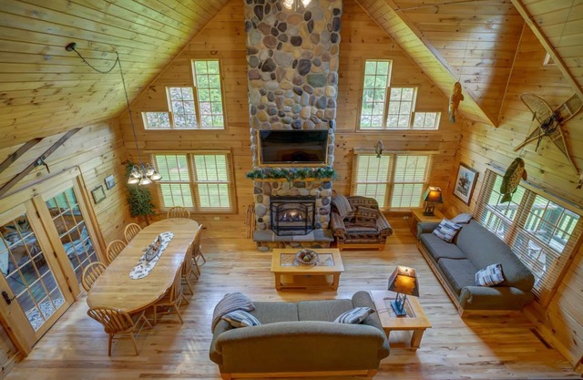 Log Cabin Lodge de Devil's Lake State Park, ski alpin, Cascade Mtn, Dells