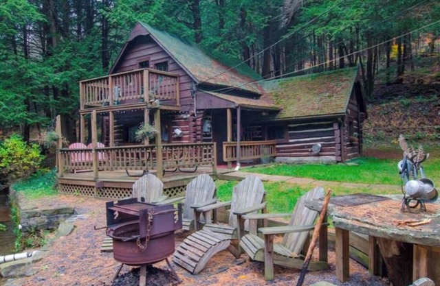 Une cabine au bord du ruisseau - Cabine Astro pour le feu de camp de Cherry Springs State Park