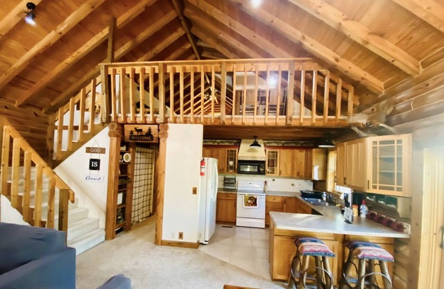Log Cabin On The Bluff