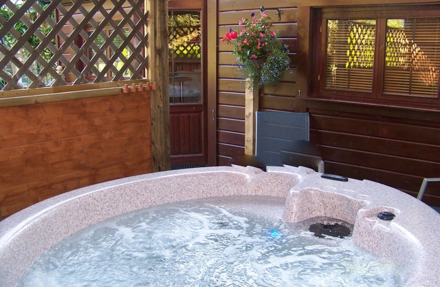 Log Cabin with private Hot Tub in The New Forest National Park