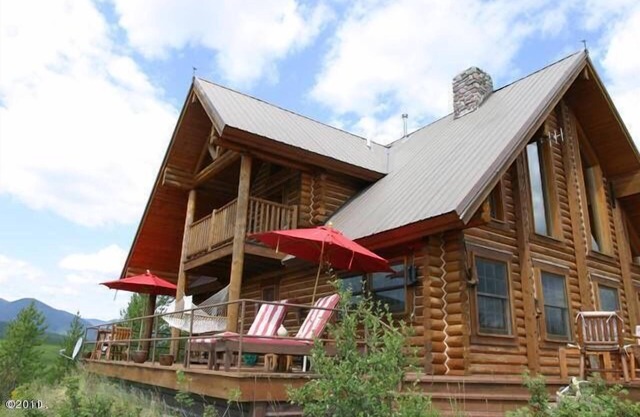 Log Cabin & option dortoir avec Wilderness Vues spectaculaires