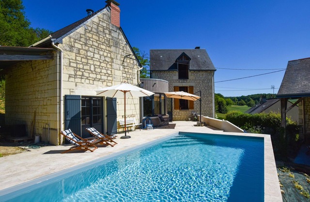 Maison de vacances avec piscine privée