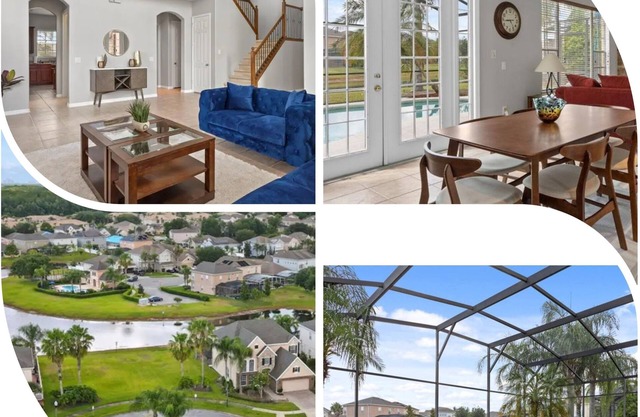LongStays! Beautiful Lakefront Pool Home