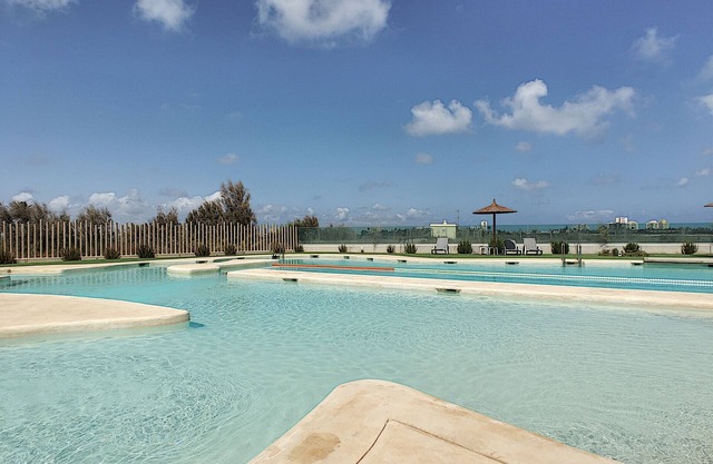 Appartement vue mer, piscine, wifi, salle de gym