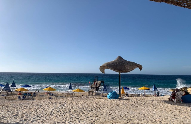 Lovely beach view 4-bedroom villa in Marsa Matrouh Governorate with WiFi, AC