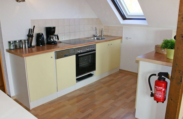 Agréable appartement dans une maison de vacances avec WIFI, TV, terrasse et animaux admis