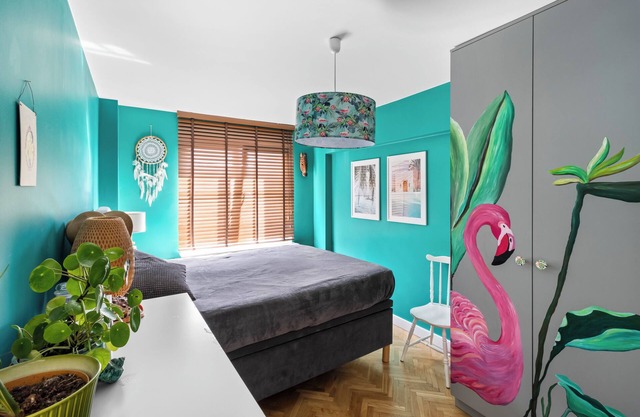 Lovely apartment on the 9 floor with amazing view, 15 minutes from city center