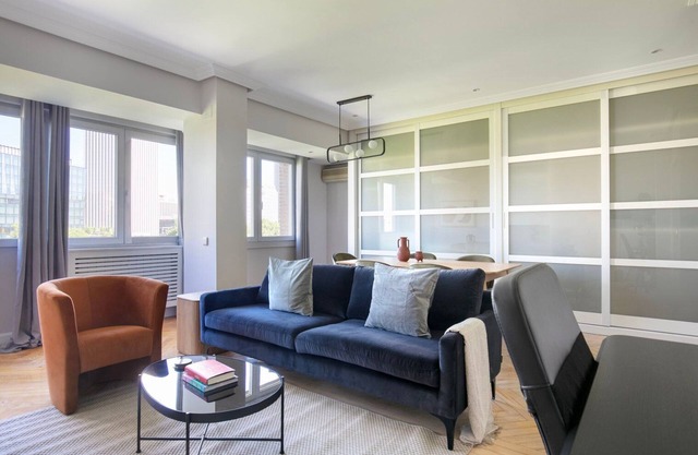Lovely El Viso 3BR w/ Balcony & A/C, near Bernabeu, by Blueground