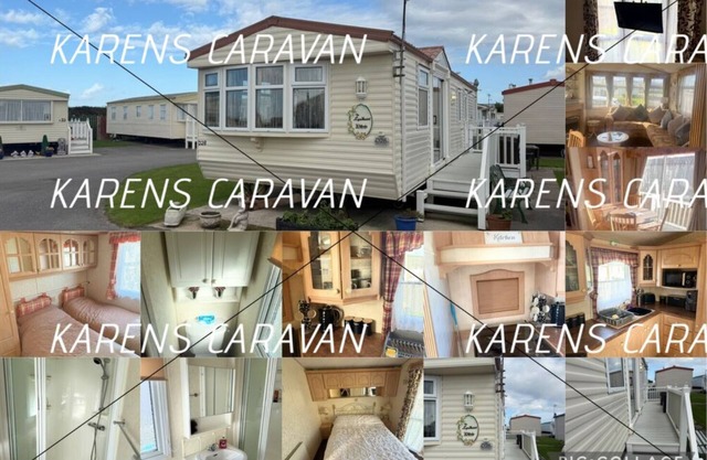 lovely family caravan well equipped near all amenaties TV in lounge