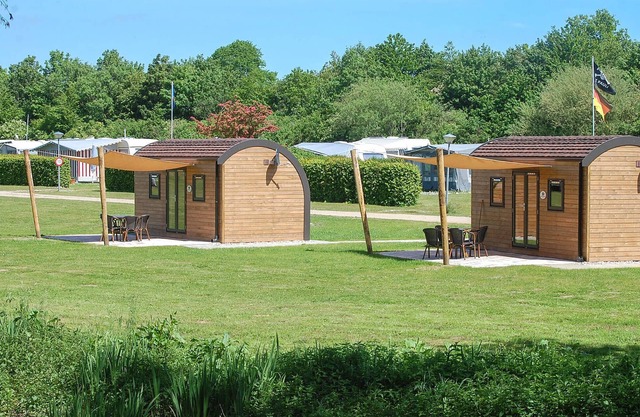 Belle maison à Süsel avec vue sur le.