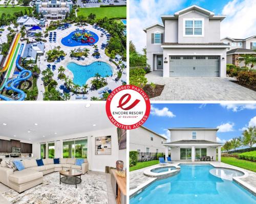 Lovely Home Near Disney With Private Pool, Water Park & Resort Access At Encore Resort Reunion - 7423Mr