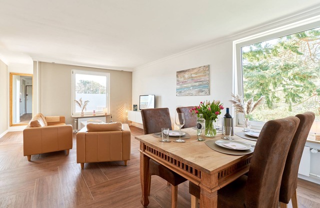 Lovingly furnished two-room apartment Dünenperle just 80 meters from fei