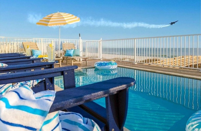Lux Beachfront w/Private Gas Heated Pool, Elevator, Indoor/Outdoor Game Rooms