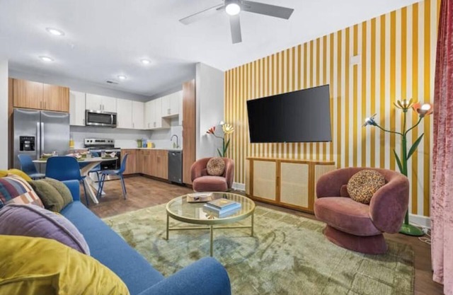 Luxe 2BR w/ Glam Station & Karaoke – Sleeps 8