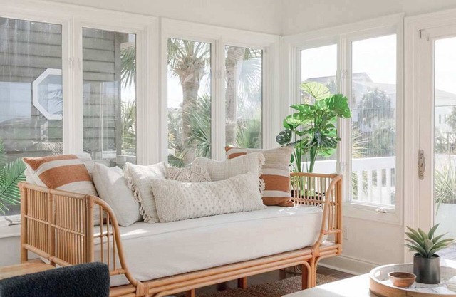 Chic 5-Bed Home w/ Pool & Views - Walk to Beach!