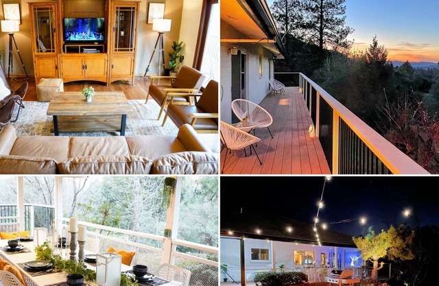 💎❤️Luxe Yosemite 3000 sqft retreat 3B3B near Bass Lake with Sierra Mountain View