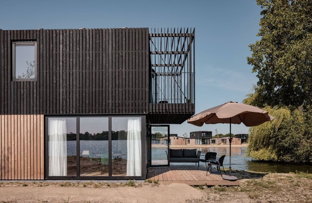 Lodge luxueux avec terrasse et balcon