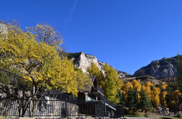 Logement luxueux dans le Wind River Canyon