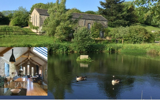 Luxurious self catering Barn set in Idylic South Hams countryside near Coast.