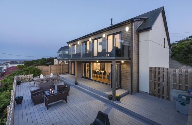 Maison de luxe 5 chambres à St Ives - Hot tub, parking, WIFI, une vue imprenable