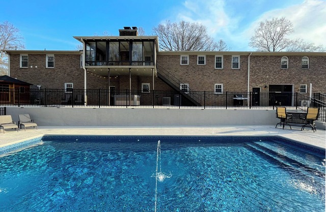 Luxury 6,000+ sq ft Hideaway with Heated Pool, Spa, & Sauna - near Greenville