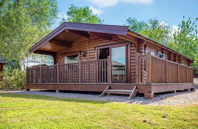 Luxury and contemporary lodge.
