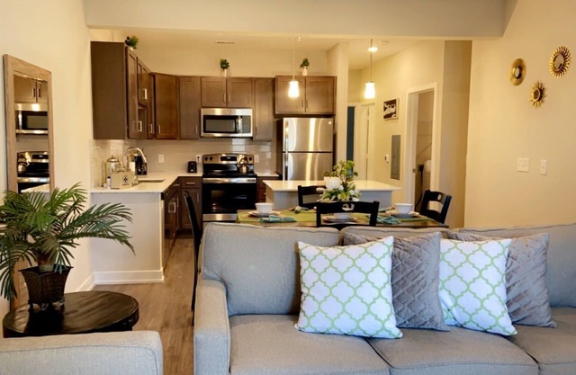 Luxury apartment 10 mins from downtown free groceries