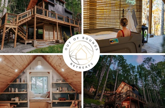 Luxury cabin retreat, hot tub